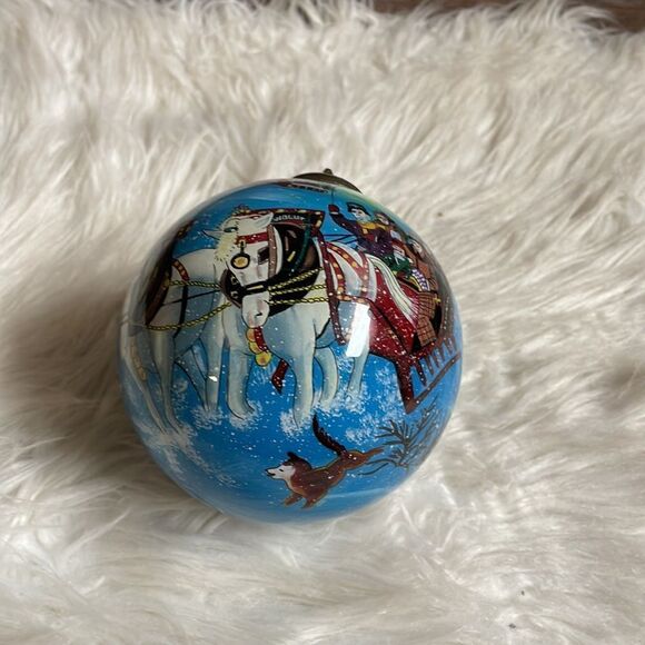 Ne 'Qwa Art Christmas Ornaments ,Winter Sleigh Ride" ,Designer Steve Sherwood - Picture 5 of 7